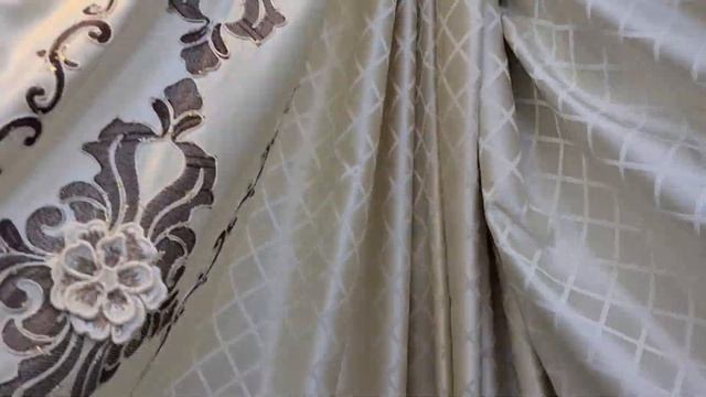 ТКАНИ ДЛЯ ШТОР - БАРХАТ 3 Д,ЖАККАРД,ШЁЛК!ШИКАРНЫЕ ШТОРЫ ДЛЯ ЗАЛА!КРАСИВЫЕ ЗАНАВЕСКИ!ДОСТАВКА ПО СНГ смотреть онлайн