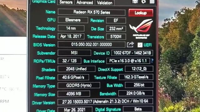 Unboxing and Test Benchmark ROG Of MSI Radeon™ RX 570 ARMOR 4G OC 4GB GDDR5 256bit at 15Apr'2021 смотреть онлайн