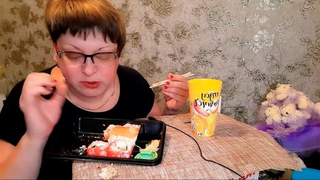 мукбанг/Суши, роллы/вечерний обжор/sushi/rolls/Мукбанг смотреть онлайн