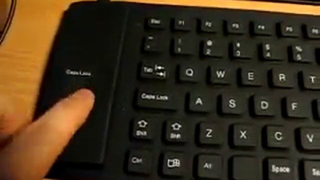 Резиновая гибкая USB клавиатура Roll от torg777 com смотреть онлайн