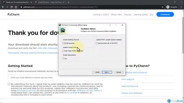 How to INSTALL and CONFIGURE PYCHARM on WINDOWS 2020 смотреть онлайн