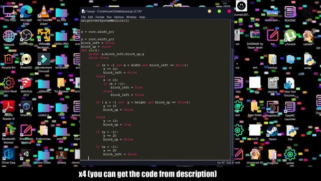 How to re-create youareanidiot.exe in python with moving effects [PART-2] #Linus Tech Tips #cyber смотреть онлайн