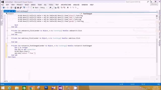 Searching In Gridview with MS SQL Using Like Query Part -5 смотреть онлайн