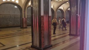 Замоскворецкая лини метро. Тверская - Белорусская на 81-775/776/777.2 «Москва-2024». 13 июня 2024г.