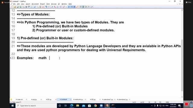 Python Programming | 23 03 22 | New Batch | New Course смотреть онлайн