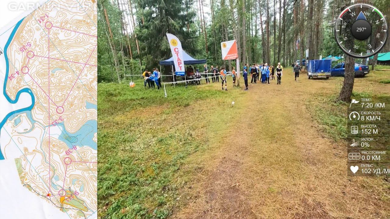 Спортивное ориентирование (headcam orienteering) - Рельеф и Гидрография 2022, Алоль - 12.07.22 смотреть онлайн