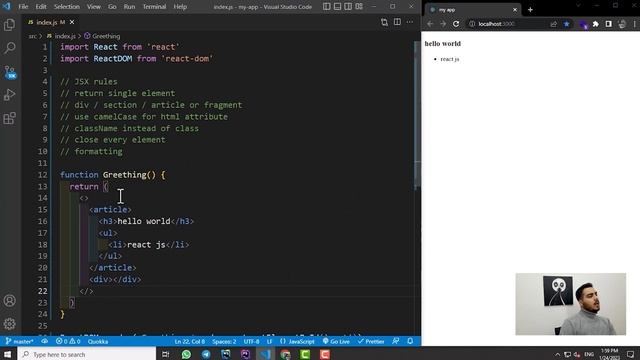 What is JSX in React js , Developing , React Js for beginners , React , JS , Html , Css , Php ?️? смотреть онлайн