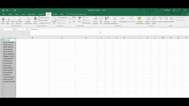 How to Separate First and Last Name for CSV File смотреть онлайн