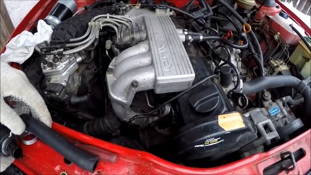 Ауди 100 плавают обороты,решение проблемы