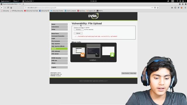 Exploit File Upload Vulnerabilities with Kali Linux | Web Application Penetration Testing #4 смотреть онлайн