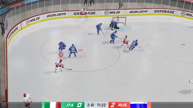 Россия VS Италия NHL20! смотреть онлайн
