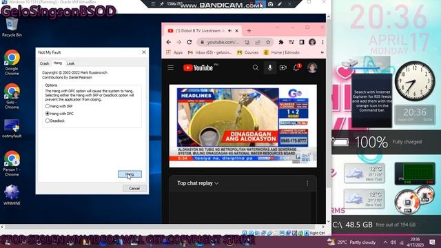 Windows 10 1511 has HFTD BSOD смотреть онлайн