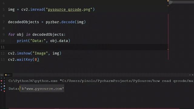 Scanning Qr Code - Opencv with Python смотреть онлайн