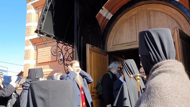 Благовещение Пресвятой Богородицы 7 апреля 2023 Храм Всех Святых Алексеевского монастыря смотреть онлайн