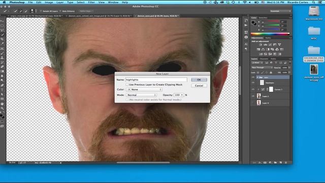 Photoshop CC Tutorial: Halloween special - Demon Eyes Effect смотреть онлайн