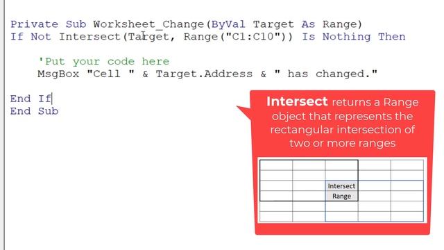 Run Macro When Specific Cell Value Changes | Drop-Down List Changes | Value Changes Within a Range смотреть онлайн