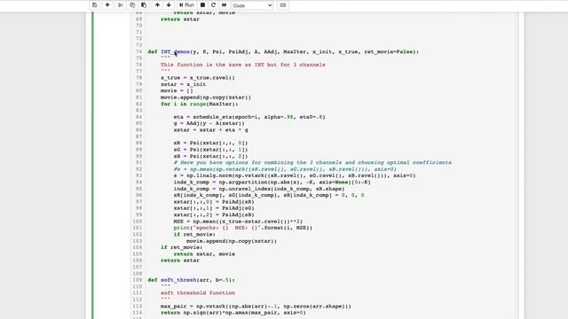 Image Reconstruction with Python: Iterative Hard Thresholding (Part 2) смотреть онлайн