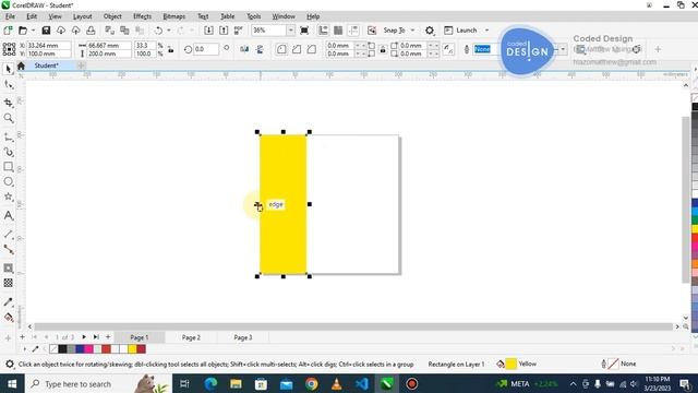 Corel Draw Property Bar - Graphic Design Course смотреть онлайн