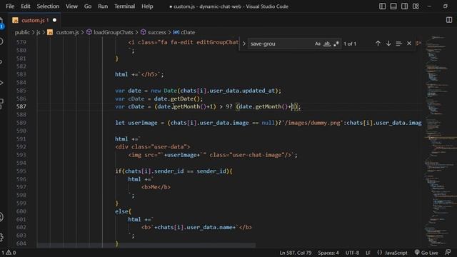 How to Show Users in Group Chats in Dynamic Chat App in Laravel - Chat Application Laravel #28 смотреть онлайн