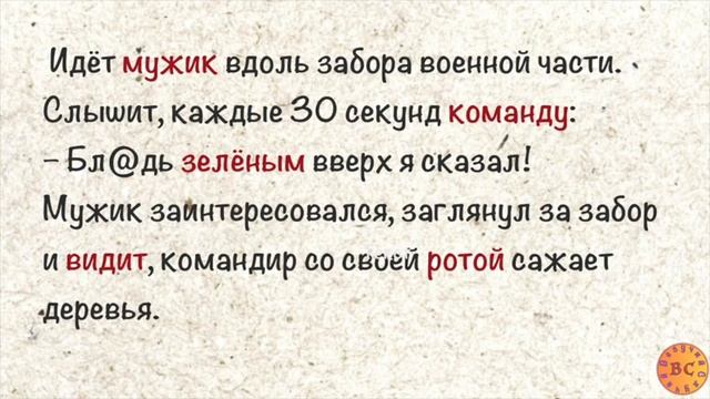 Хитрожопая бабка и командир части. Сборник свежих анекдотов. смотреть онлайн