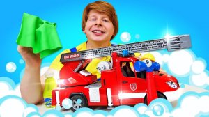 Что случилось с пожарной машиной?? Случай на вызове – Развивающие видео про машинки