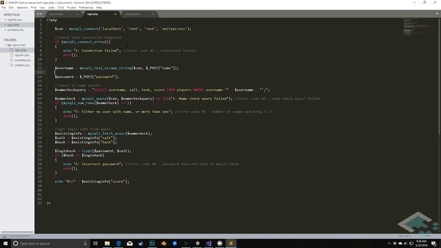 Unity & MySQL Databases, Part 7: Avoiding SQL Injection смотреть онлайн