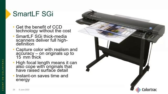 Colortrac SmartLF SGi 44 (44-in) Scanner смотреть онлайн