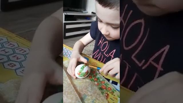 Пасхальные яйца  Декупаж 1