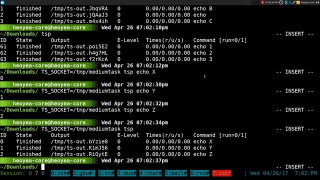 Task Spooler Multiple Queue List - Linux CLI смотреть онлайн