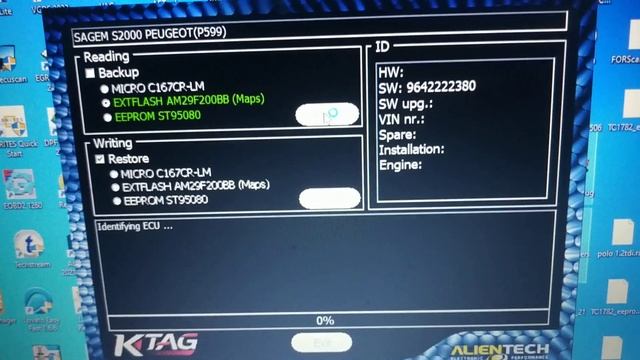 Citroen C3 reading Sagem S2PM Ktag Reading смотреть онлайн