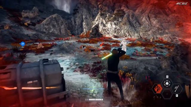 STAR WARS BATTLEFRONT 2 Walkthrough Gameplay Part 3 - LUKE SKYWALKER (BF2 Battlefront II)