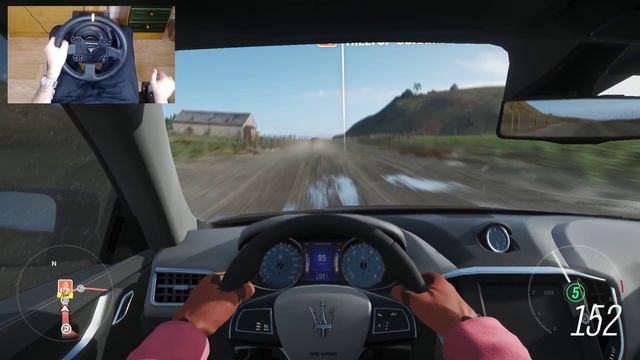 Forza Horizon 4 - MASERATI GHIBLI S Q4 - OFF-ROAD with THRUSTMASTER TX + TH8A - 1080p60FPS смотреть онлайн