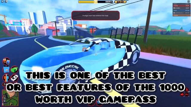 Is The Vip Gamepass Worth It? ~Roblox Jailbreak смотреть онлайн