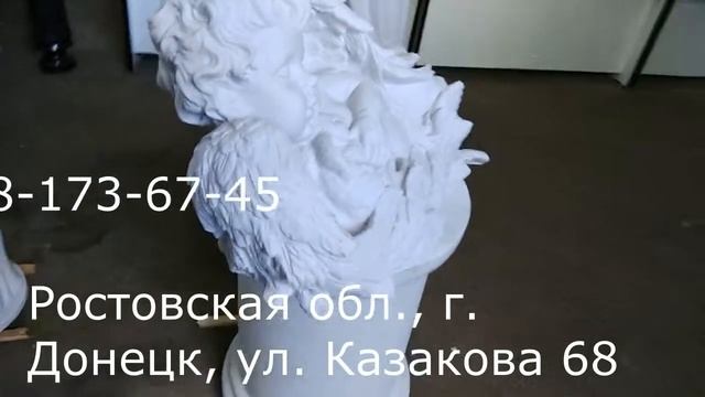 №2 "Ангел с зайцем" Литьевой мрамор смотреть онлайн