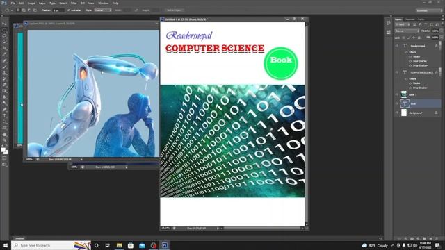 Learn Photoshop in Nepali || Book cover design || Day 3 смотреть онлайн