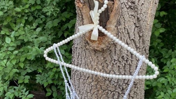 шикарный топ из бусин