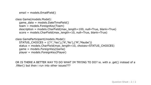 Django : Django calling save on a QuerySet object - 'QuerySet' object has no attribute 'save' смотреть онлайн