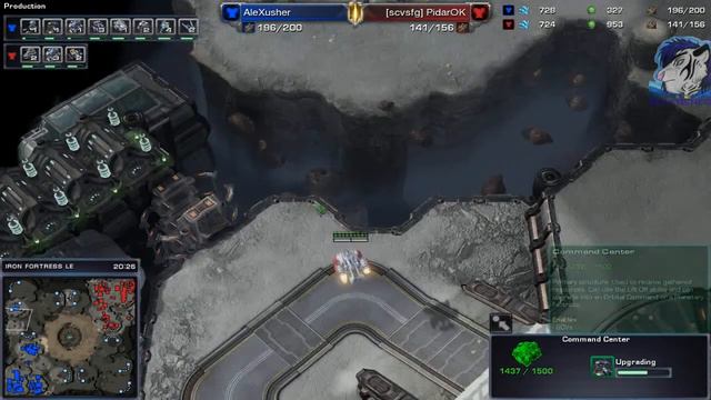 StarCraft Crazy Replay 2015 #8 - TvT - Iron Fortress LE смотреть онлайн