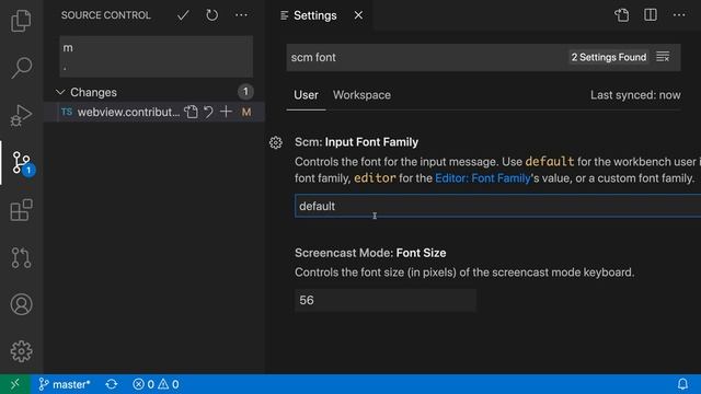 VS Code tips — Changing the font used in the git commit message box смотреть онлайн