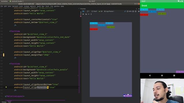 LINEARLAYOUT VS RELATIVELAYOUT VS FRAMELAYOUT VS CONSTRAINTLAYOUT NO ANDROID смотреть онлайн