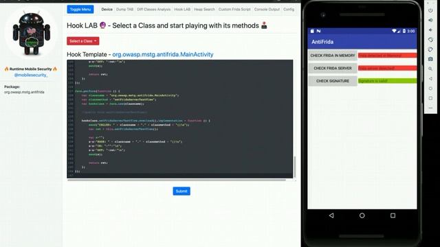 Runtime Mobile Security (RMS) - Android DEMO смотреть онлайн