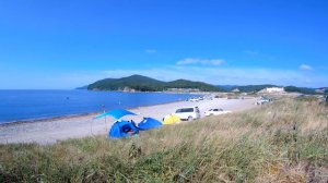 Пляж бухта Черепаха (Амбабоза) Приморский край 4К