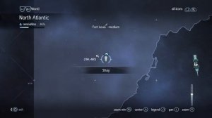 Assassins creed Rogue - Templar treasure map relic - 784, - 480  North Atlantic
