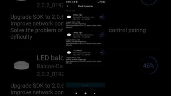 Xiaomi Yeelight Smart LED Ceiling Light YLXD01YL firmware update from v2.0.2_0192 to v2.0.2_0193