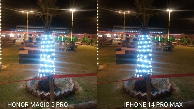 Honor Magic 5 Pro Vs IPhone 14 Pro Max Night Mode Camera Test Comparison