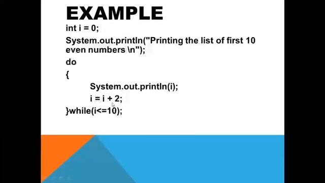 Loop statement in java (for, while and do-while) смотреть онлайн