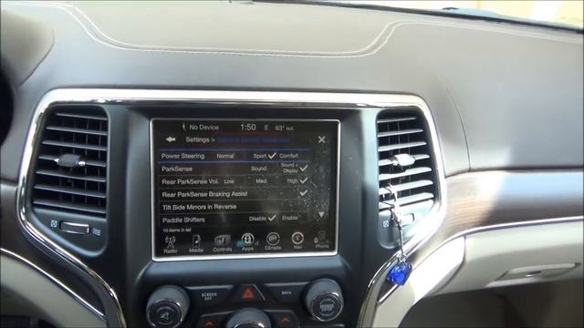 How To Configure Uconnect Infotainment System - 2016 Jeep Grand Cherokee