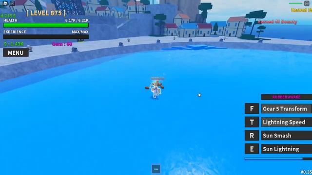 ShowCase Gear5 luffy Juice pirates Roblox смотреть онлайн