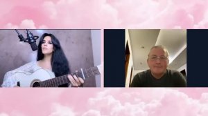 Гитаристка зажигает в чат рулетке.(часть 1) Елена Ереван.