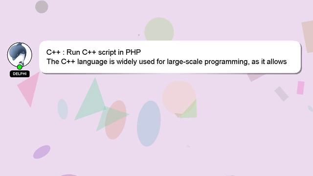C++ : Run C++ script in PHP смотреть онлайн